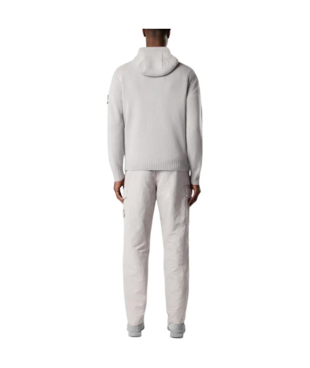 STONE ISLAND Серый кашемировый джемпер / свитер, фото 4