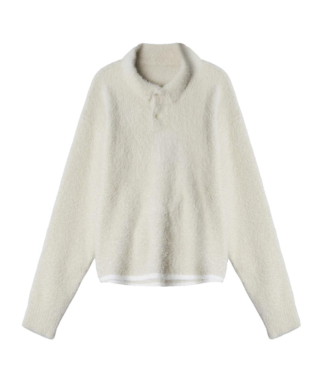 JACQUEMUS Бежевый полиамидовый джемпер / свитер, фото 1