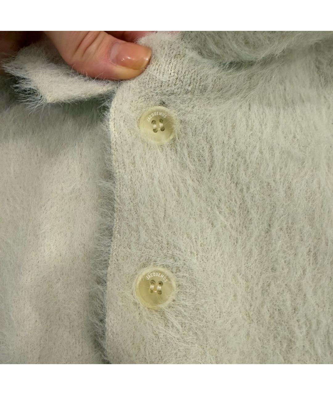 JACQUEMUS Бежевый полиамидовый джемпер / свитер, фото 7