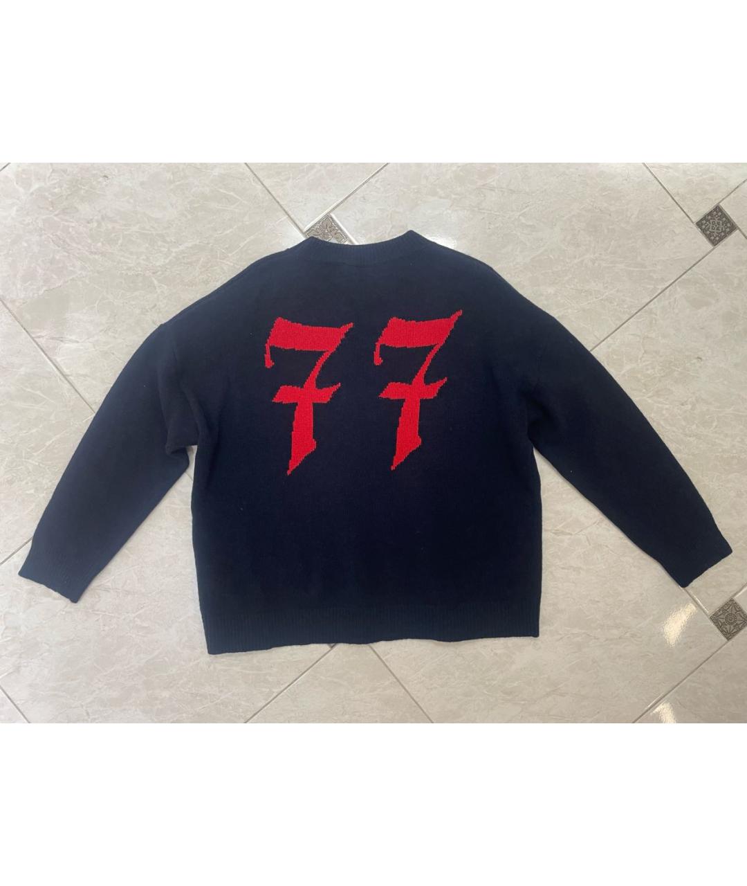 MSGM Темно-синий шерстяной джемпер / свитер, фото 2