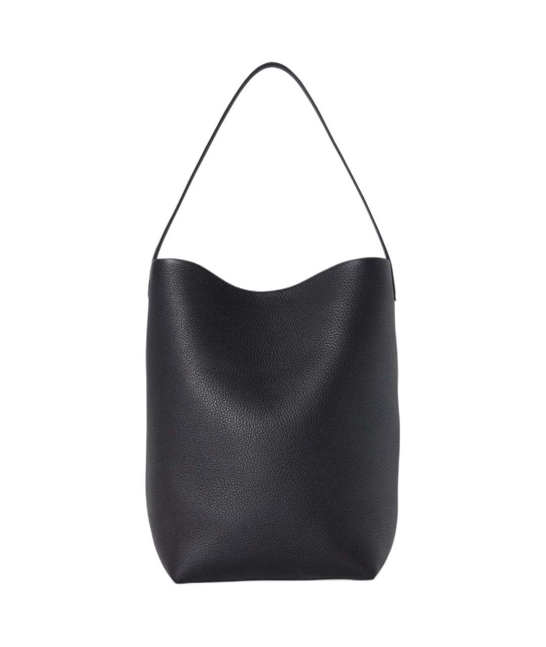 THE ROW Черная кожаная сумка через плечо, фото 1