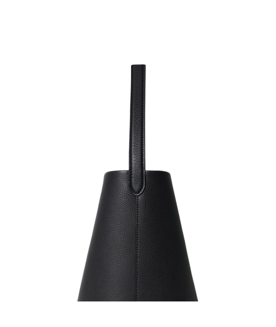 THE ROW Черная кожаная сумка через плечо, фото 5