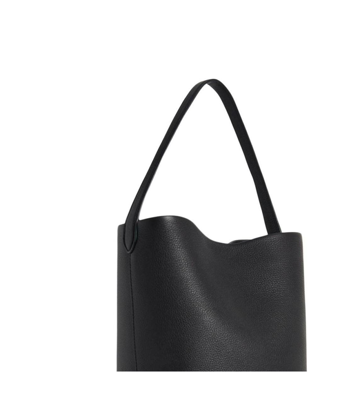 THE ROW Черная кожаная сумка через плечо, фото 4