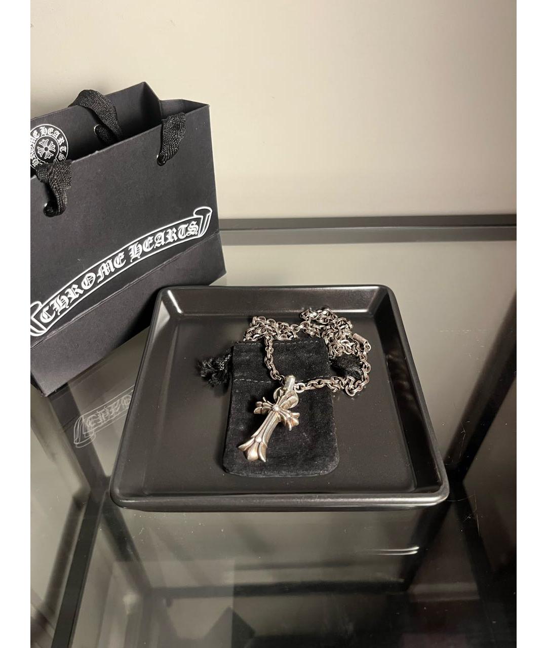 CHROME HEARTS Серебряная серебряная цепочка/подвеска, фото 2