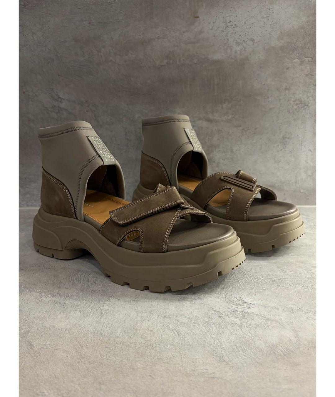 MAISON MARGIELA Бежевые сандалии, фото 3