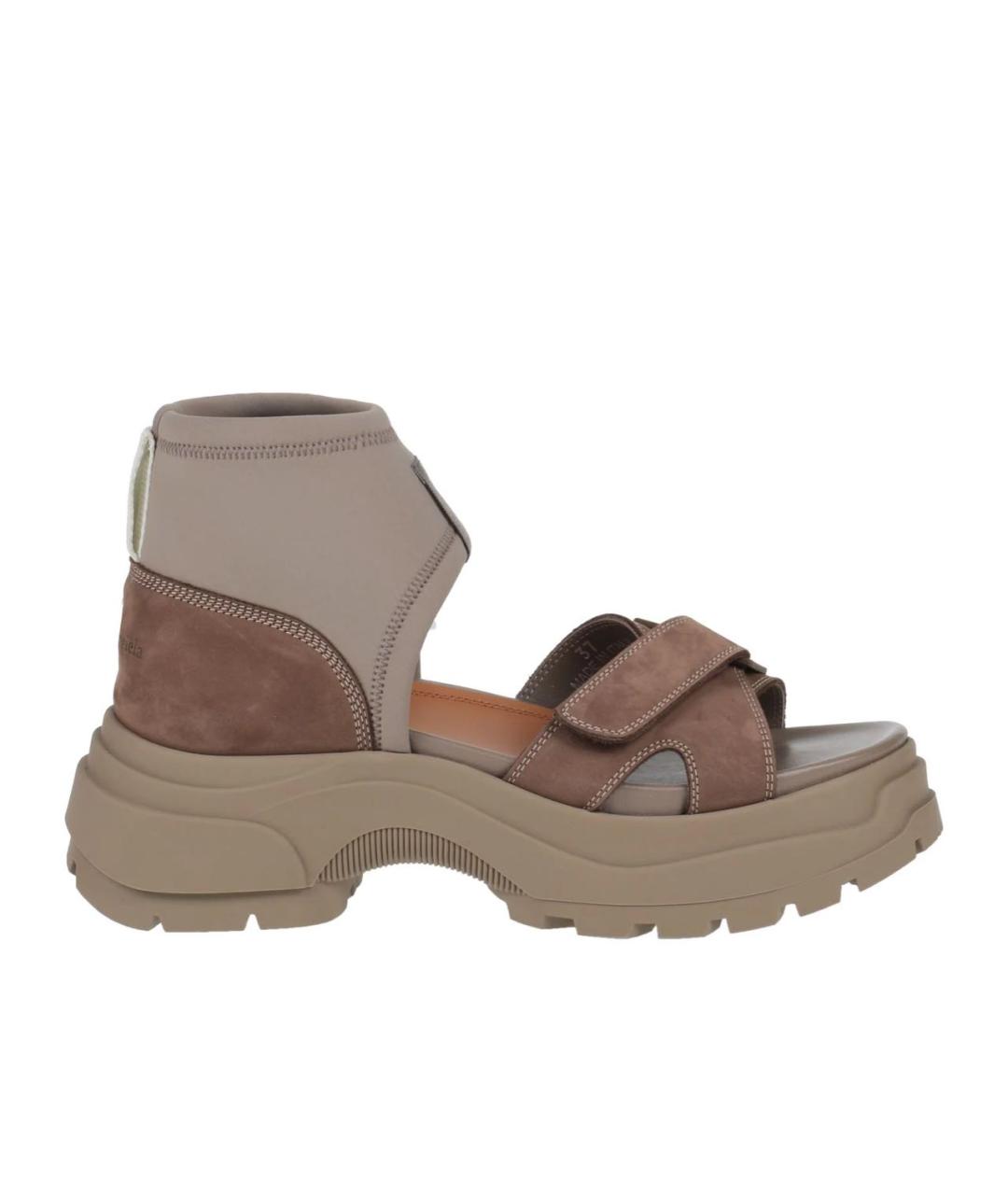 MAISON MARGIELA Бежевые сандалии, фото 9