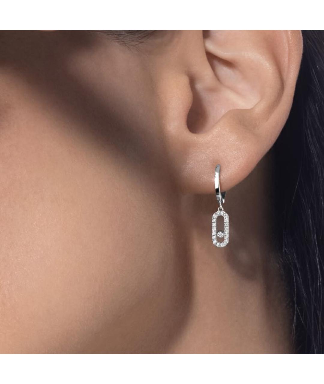 MESSIKA Серебряные серьги из белого золота, фото 3