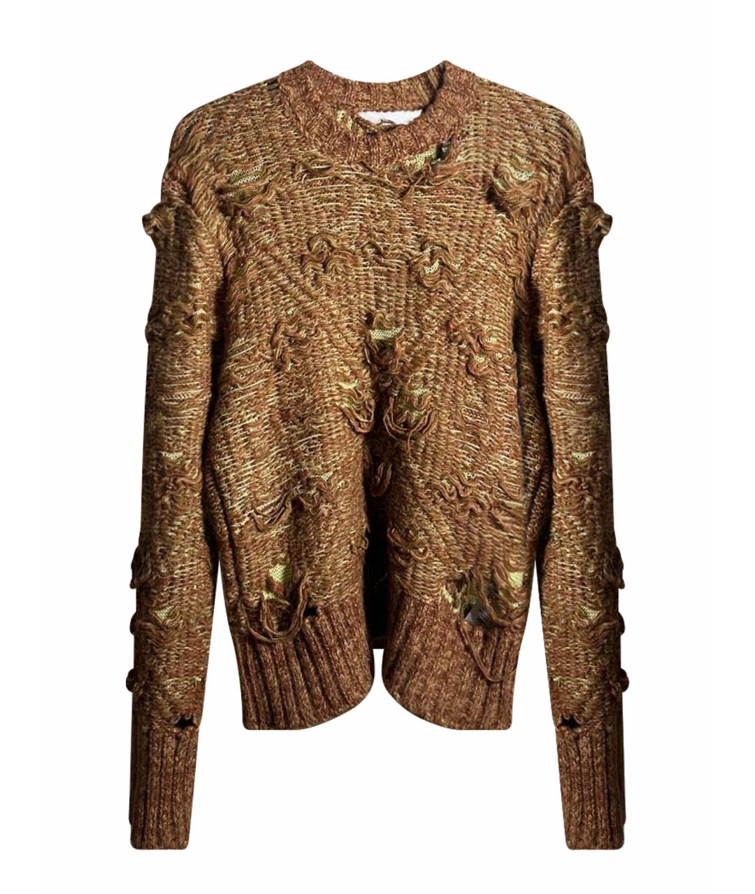 MAISON MARGIELA Коричневый джемпер / свитер, фото 1