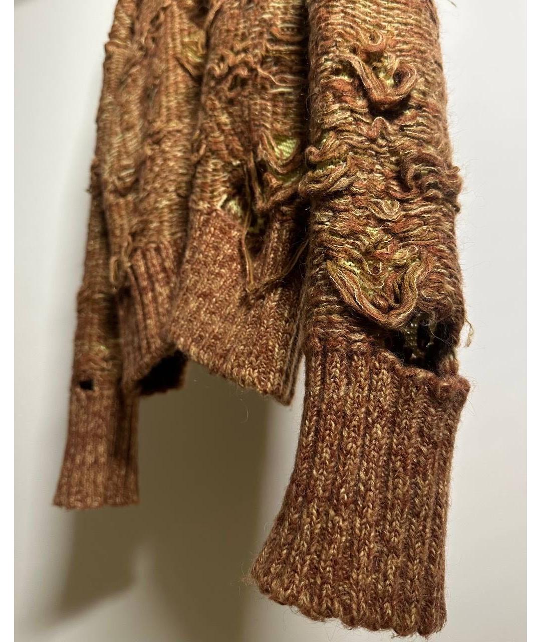 MAISON MARGIELA Коричневый джемпер / свитер, фото 5