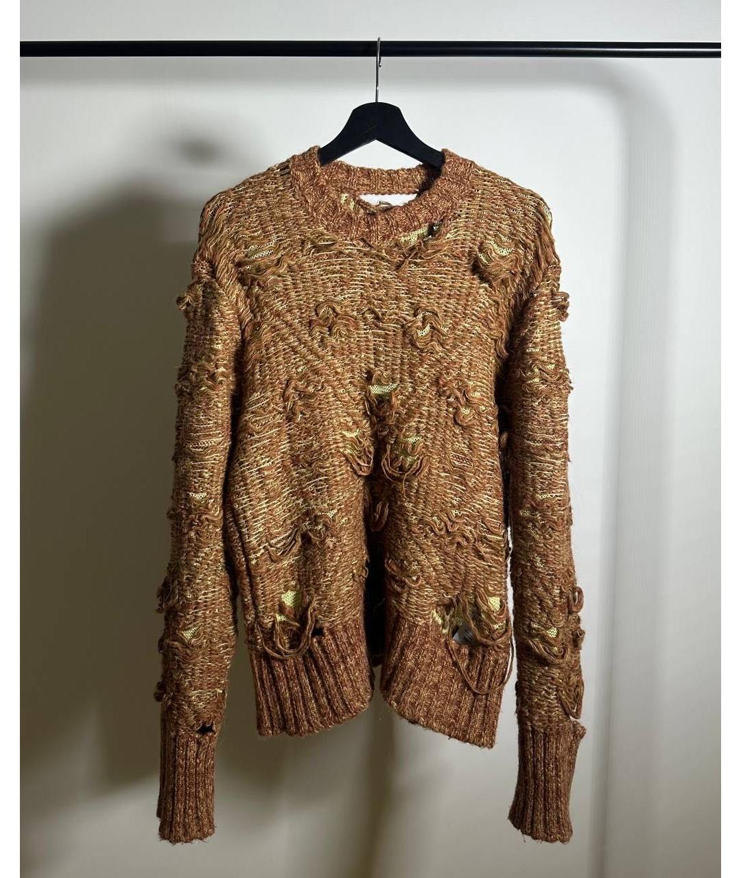 MAISON MARGIELA Коричневый джемпер / свитер, фото 8