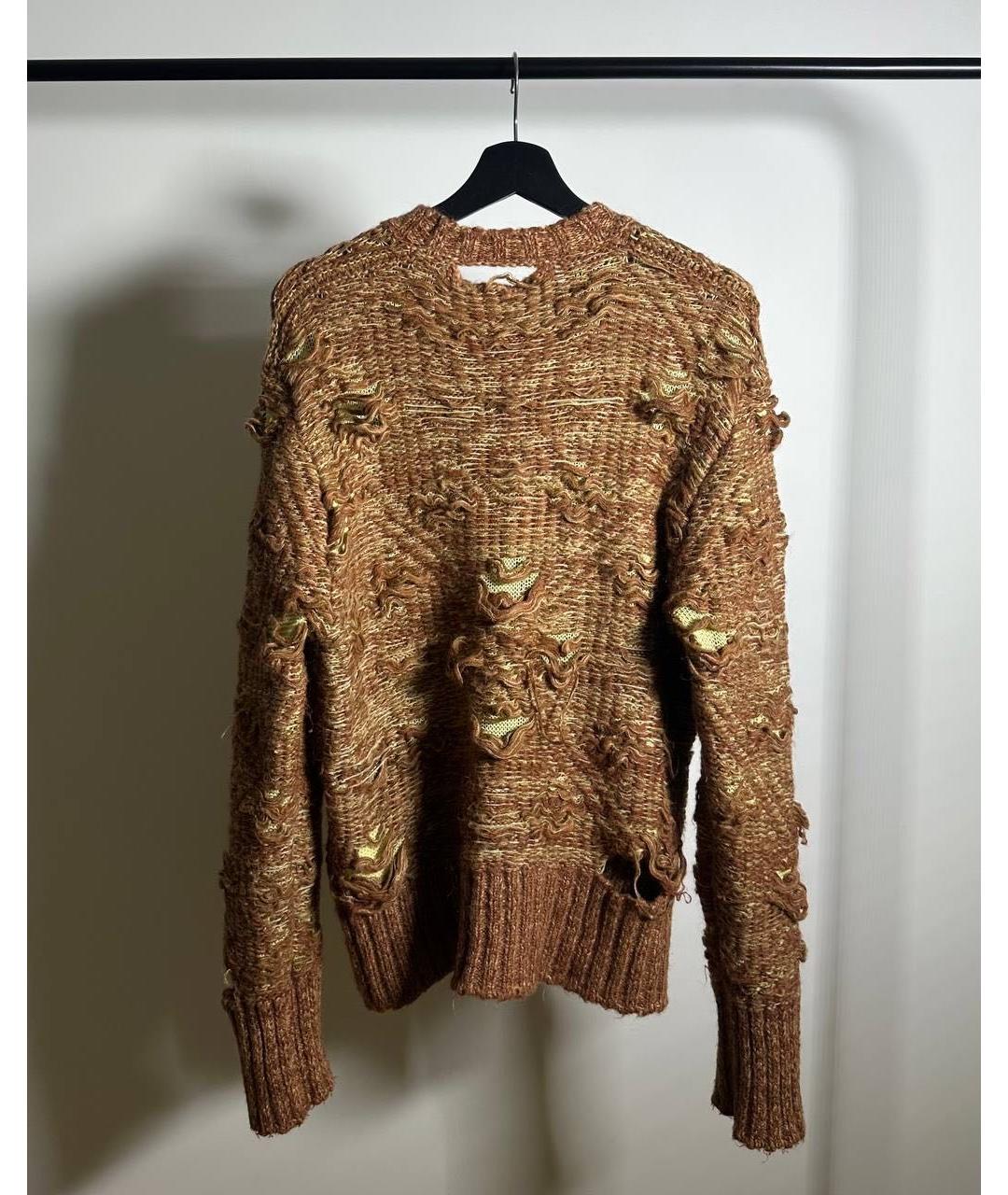 MAISON MARGIELA Коричневый джемпер / свитер, фото 3