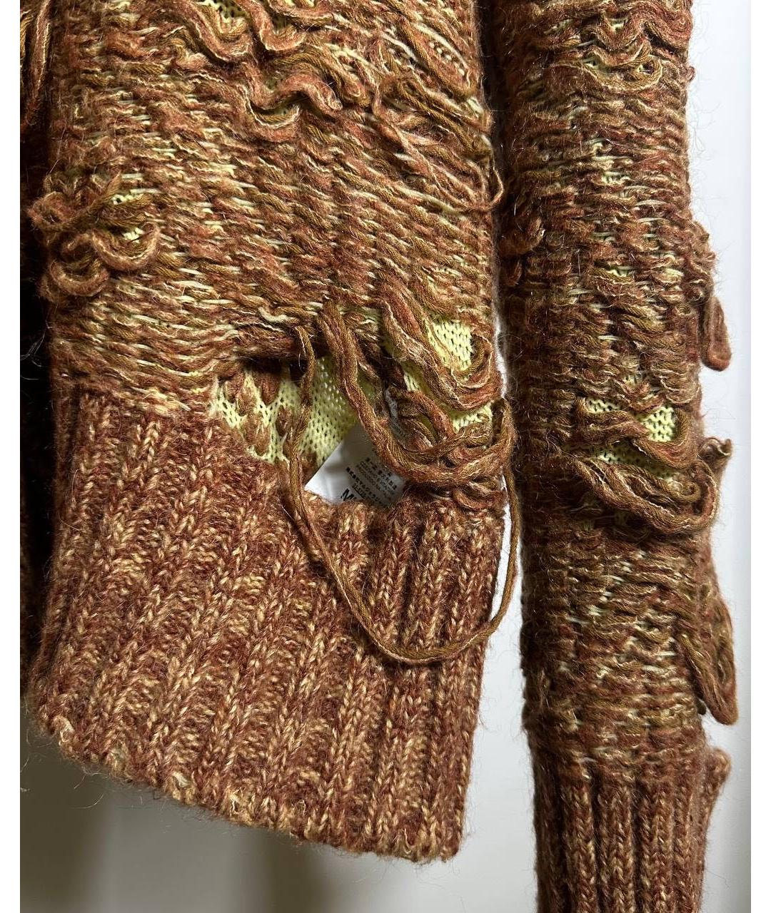 MAISON MARGIELA Коричневый джемпер / свитер, фото 6