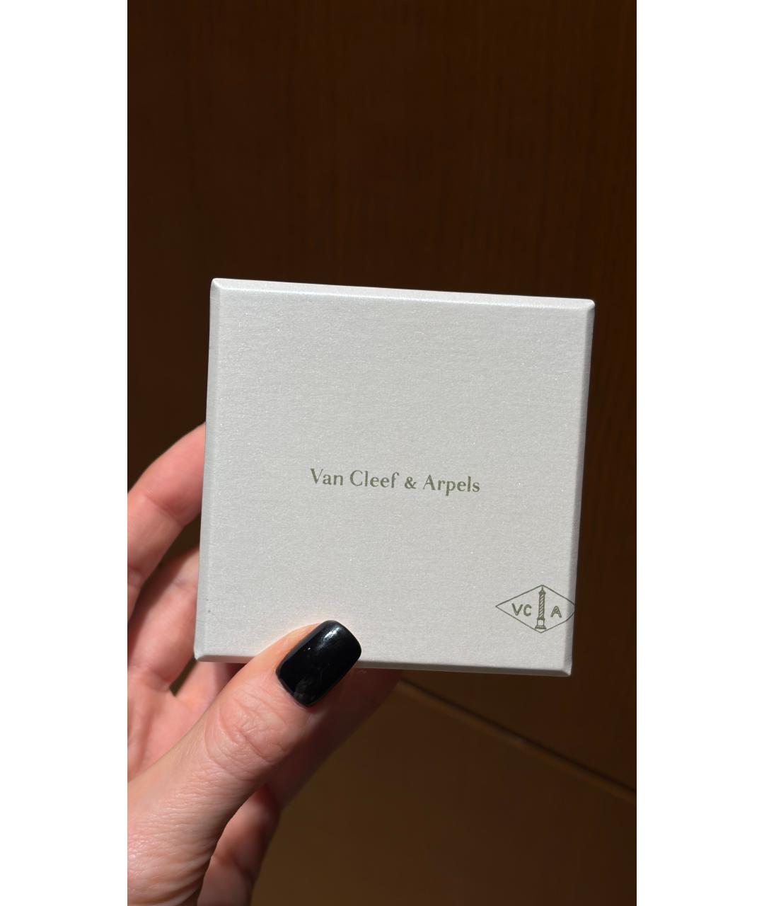 VAN CLEEF & ARPELS Зеленые серьги из желтого золота, фото 6