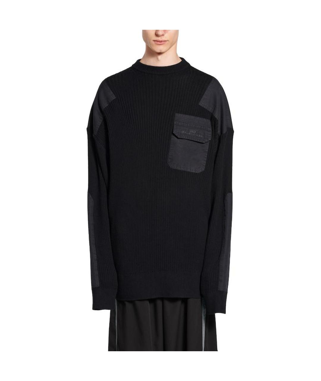 BALENCIAGA Черный джемпер / свитер, фото 3