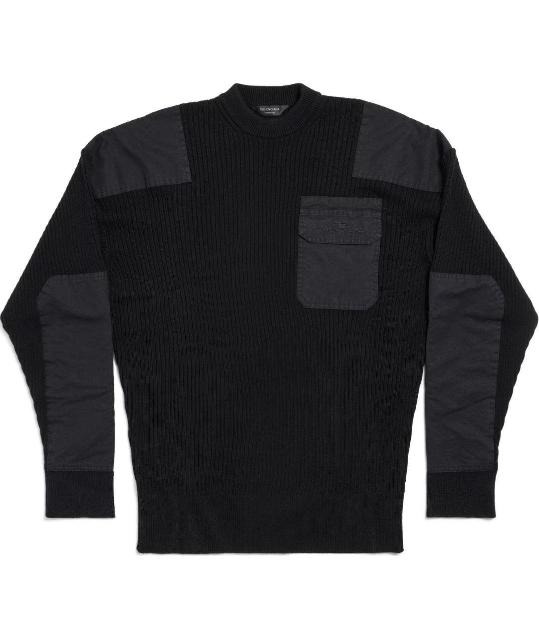 BALENCIAGA Черный джемпер / свитер, фото 1