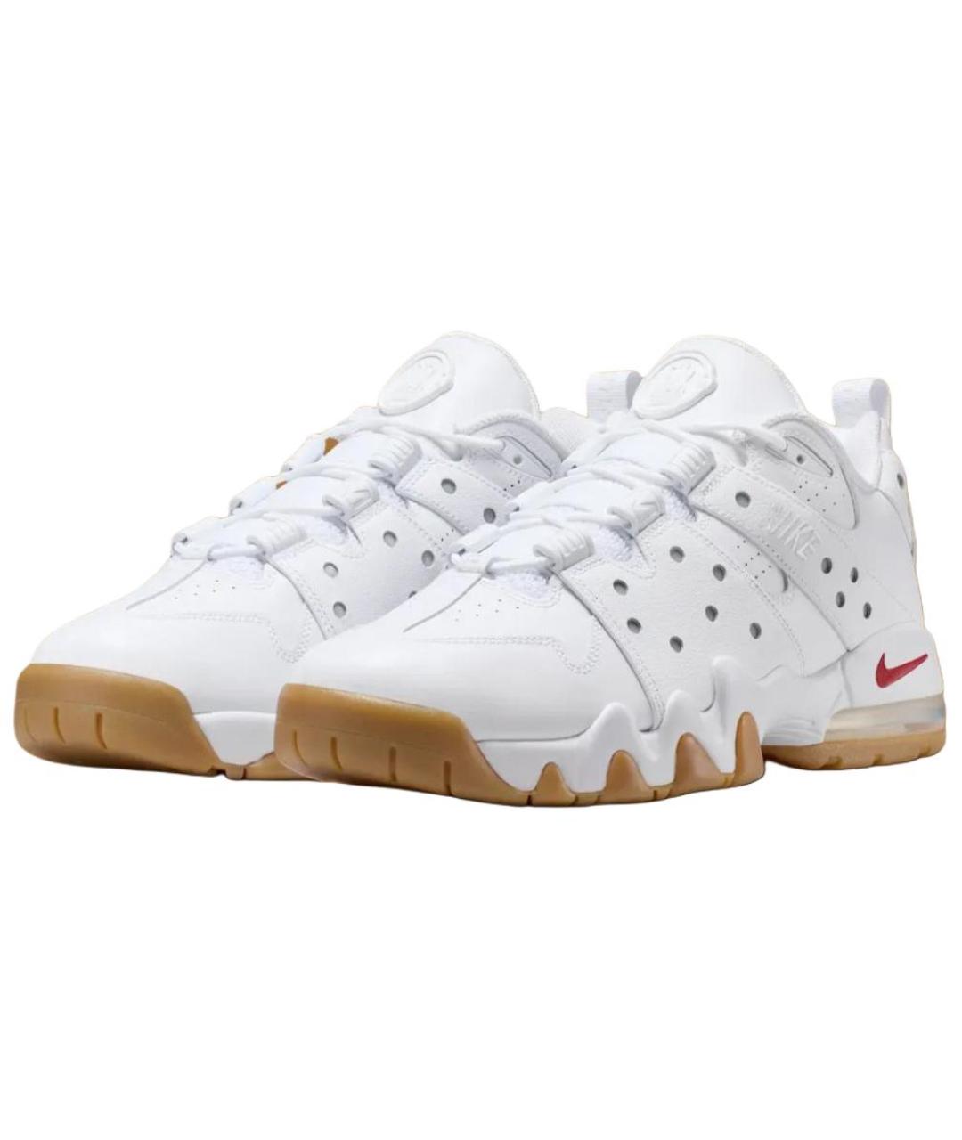 NIKE Белые кожаные кроссовки, фото 3