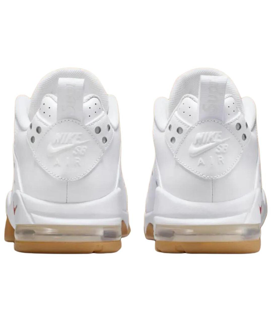 NIKE Белые кожаные кроссовки, фото 5