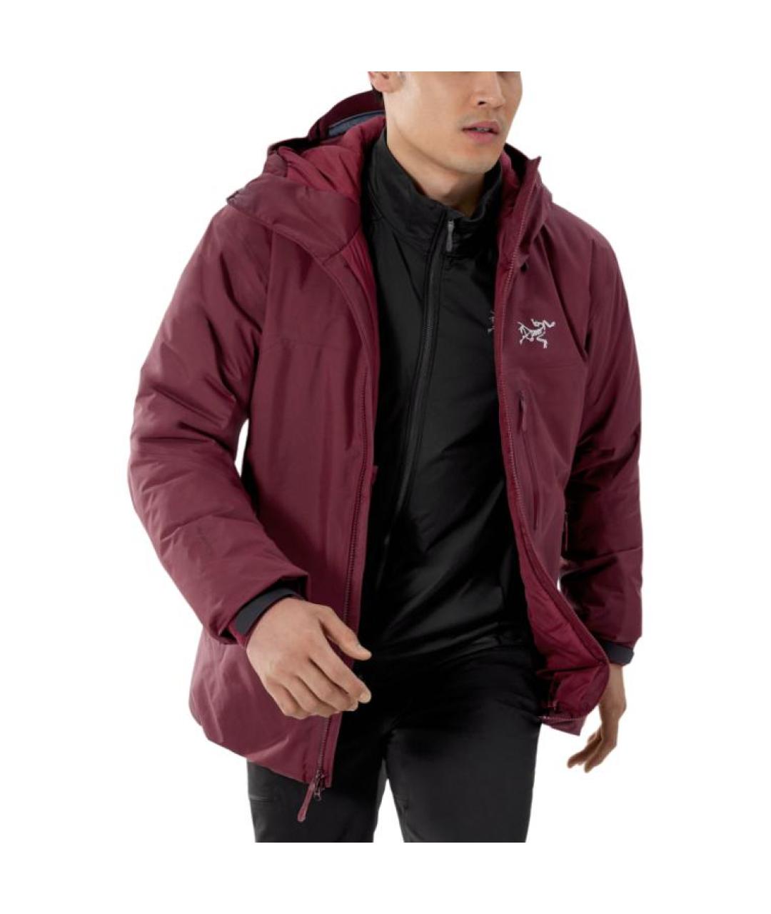 ARCTERYX Бордовый пуховик, фото 3
