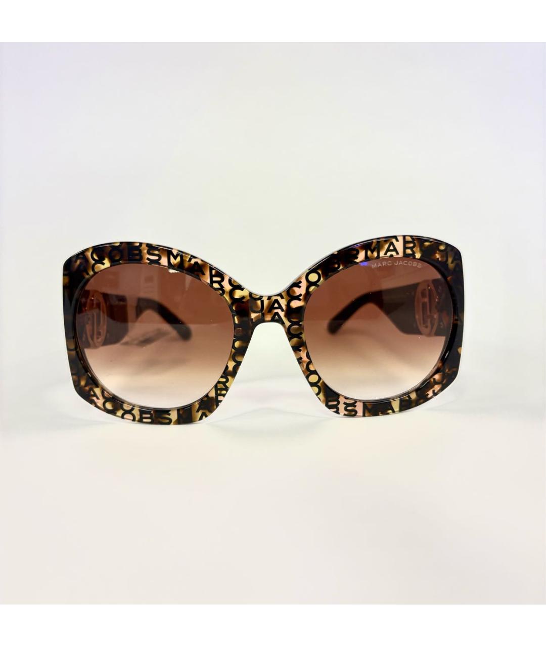 MARC JACOBS Коричневые пластиковые солнцезащитные очки, фото 9