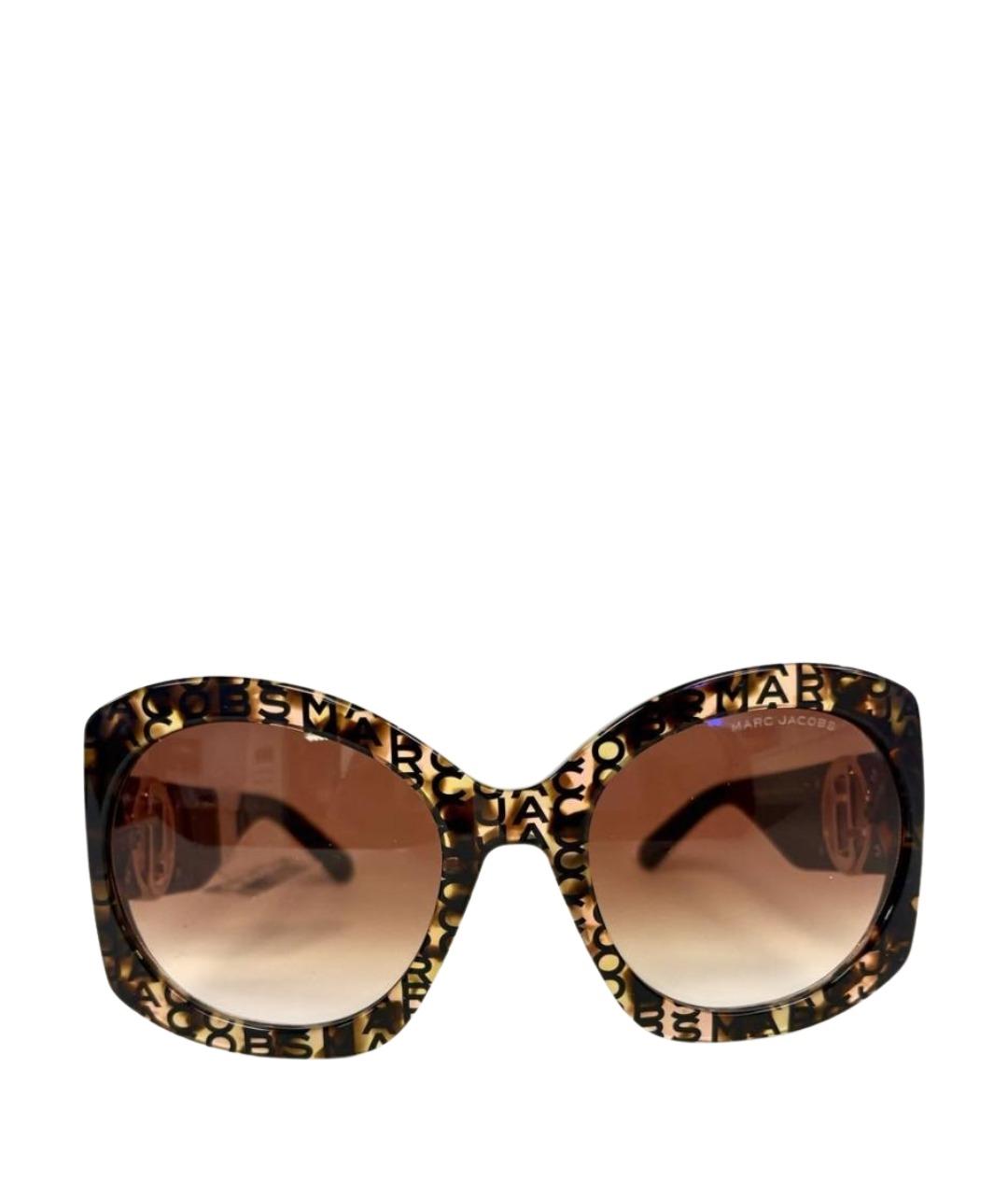 MARC JACOBS Коричневые пластиковые солнцезащитные очки, фото 1