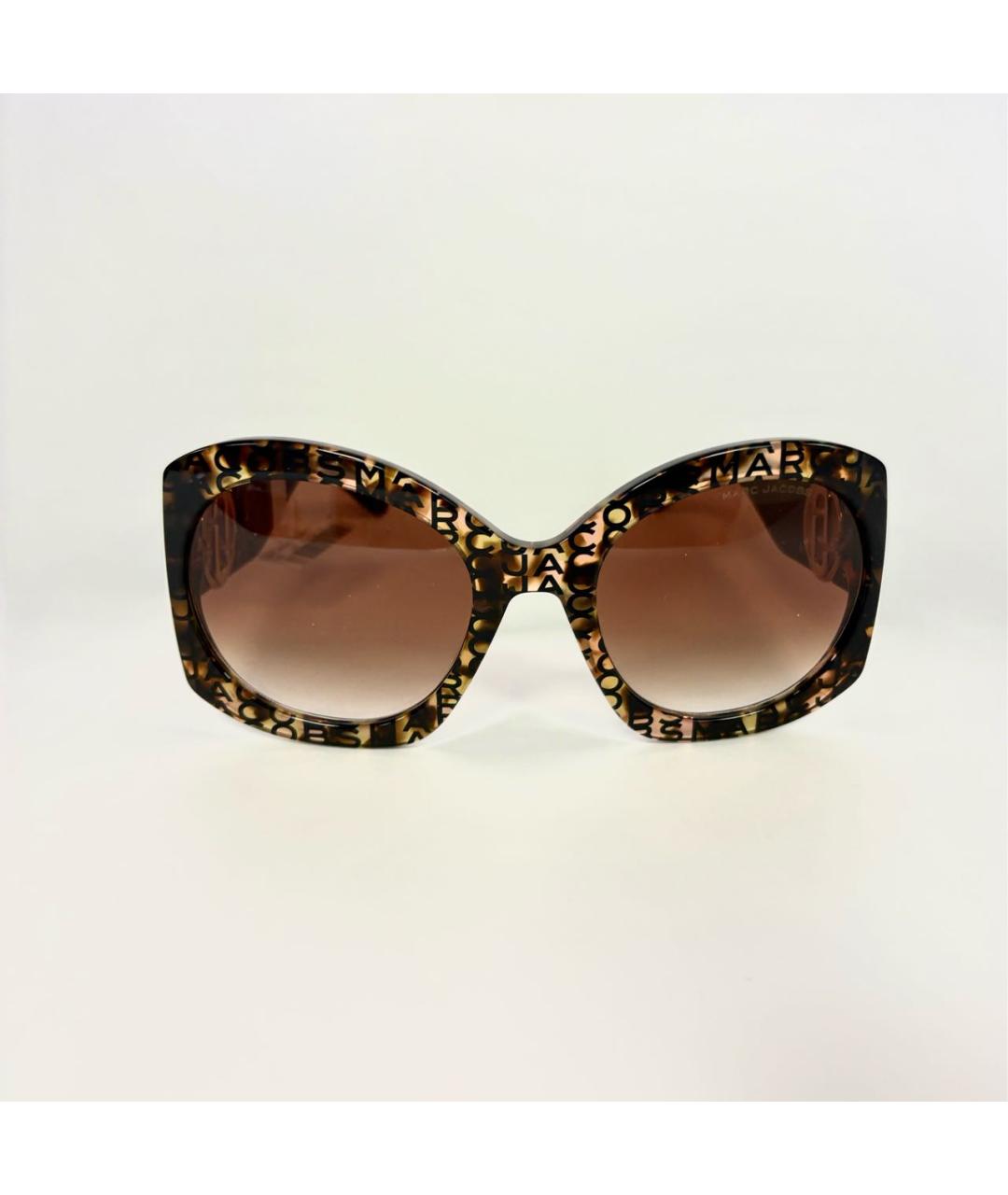 MARC JACOBS Коричневые пластиковые солнцезащитные очки, фото 7