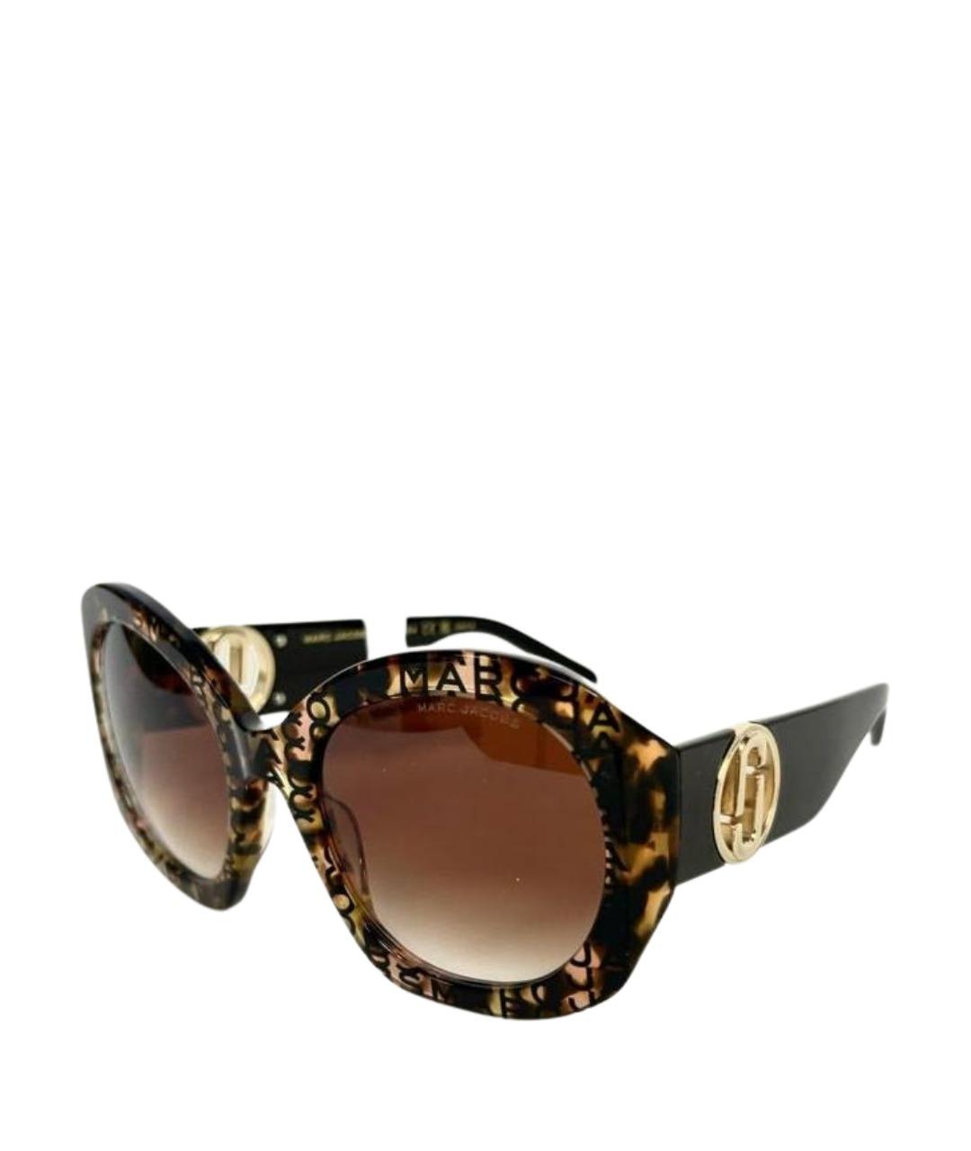 MARC JACOBS Коричневые пластиковые солнцезащитные очки, фото 2