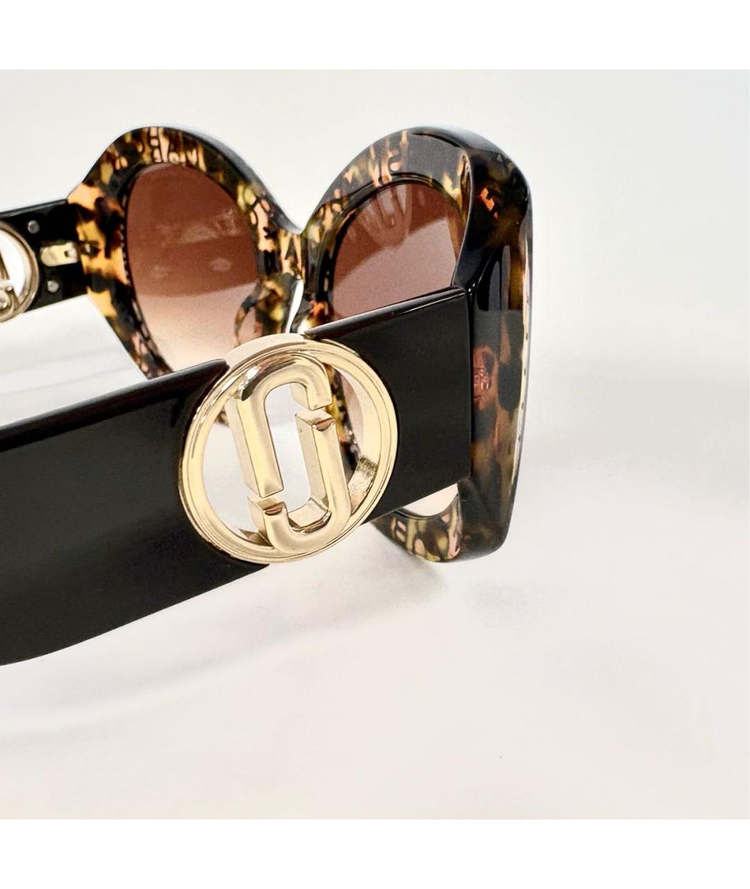 MARC JACOBS Коричневые пластиковые солнцезащитные очки, фото 4