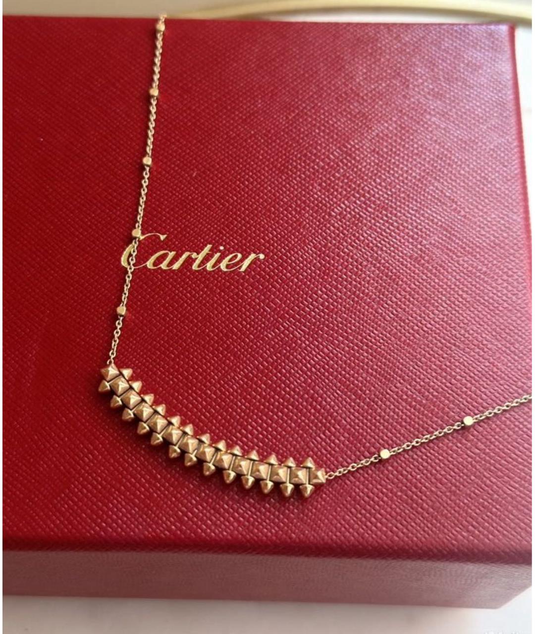 CARTIER Золотое колье из розового золота, фото 3
