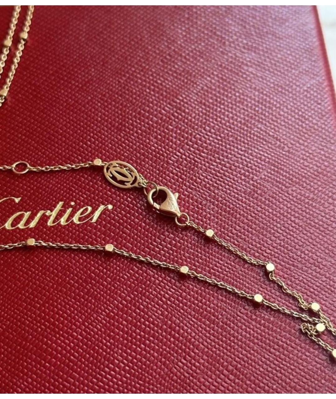 CARTIER Золотое колье из розового золота, фото 2