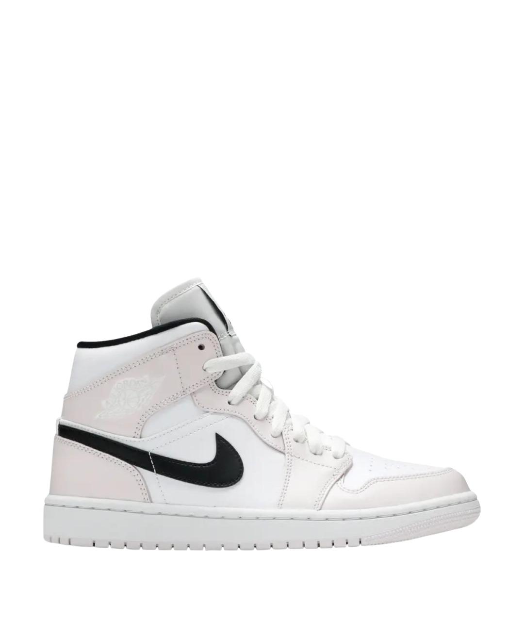 JORDAN Розовые кожаные кеды, фото 1