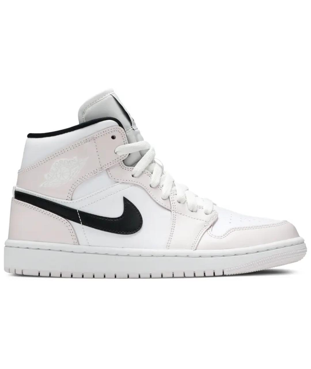 JORDAN Розовые кожаные кеды, фото 6