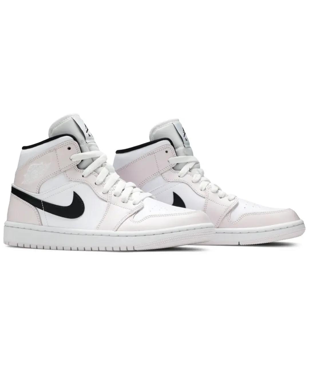 JORDAN Розовые кожаные кеды, фото 5