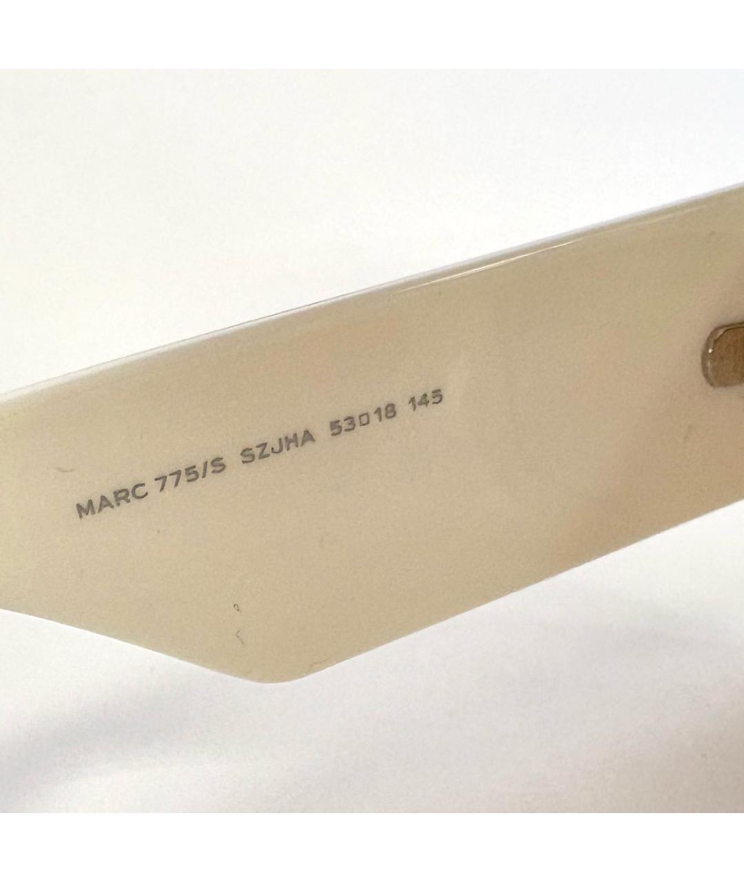 MARC JACOBS Белые пластиковые солнцезащитные очки, фото 7