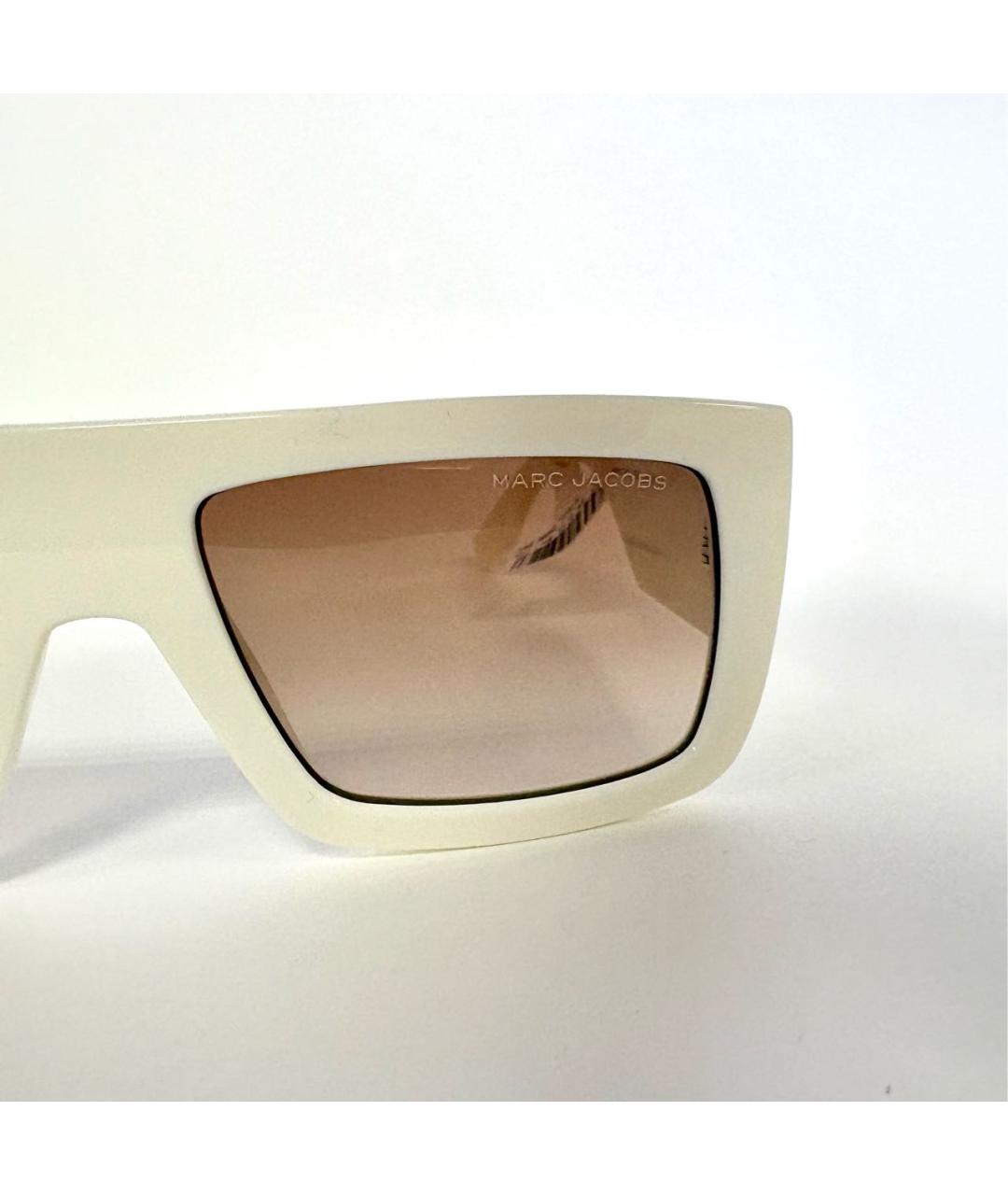 MARC JACOBS Белые пластиковые солнцезащитные очки, фото 6