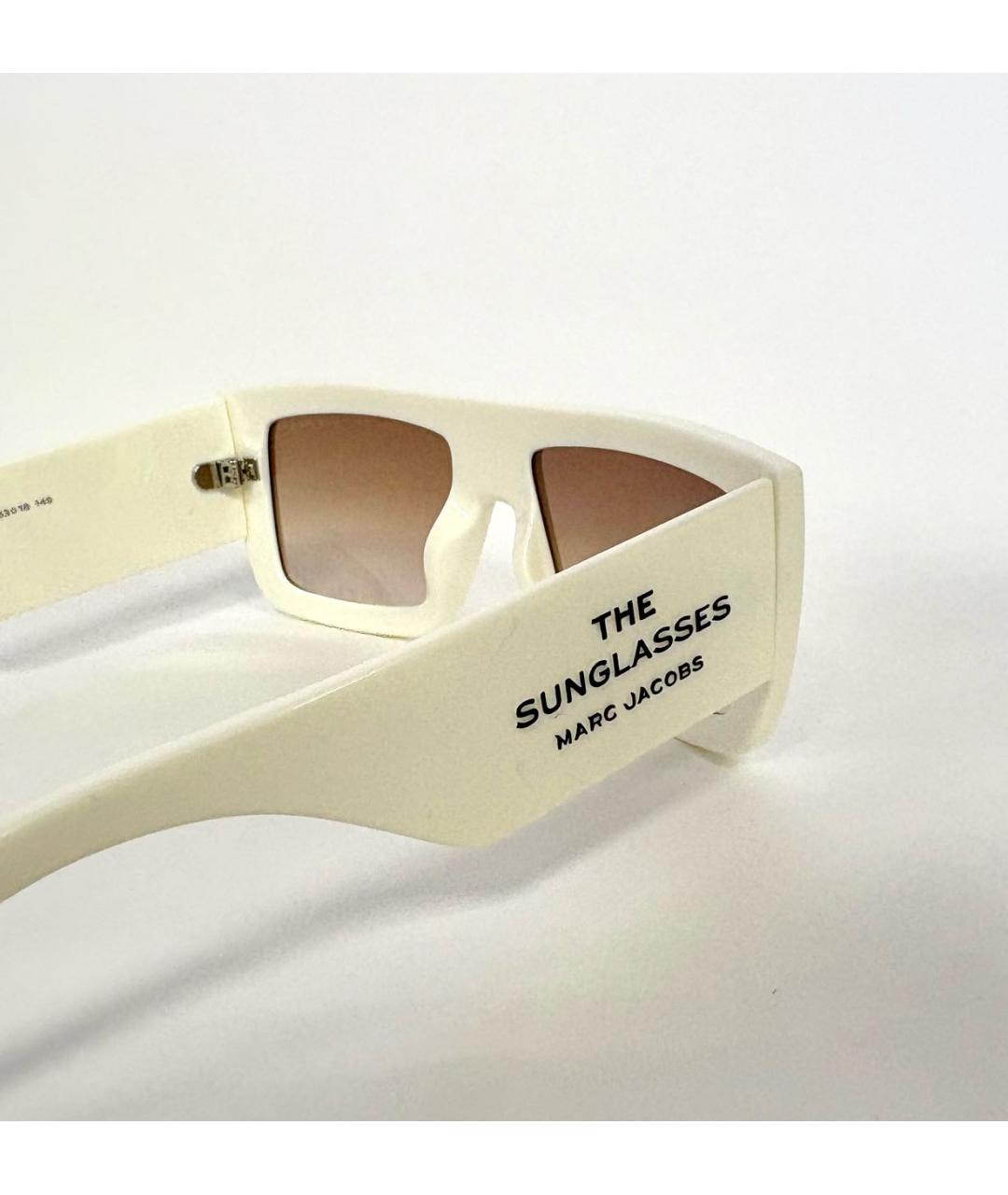 MARC JACOBS Белые пластиковые солнцезащитные очки, фото 4