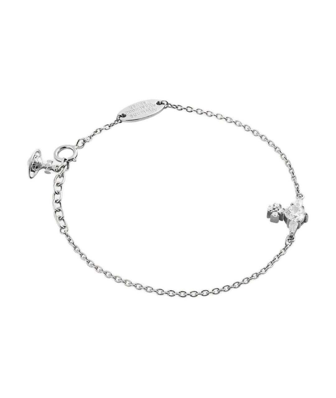 VIVIENNE WESTWOOD Серебрянный металлический браслет, фото 2