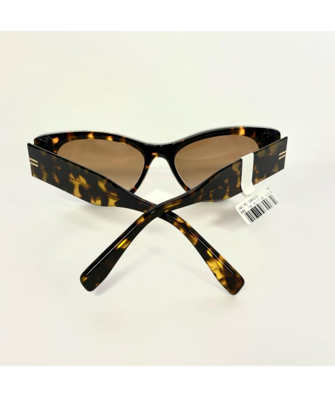 MARC JACOBS Коричневые пластиковые солнцезащитные очки, фото 4