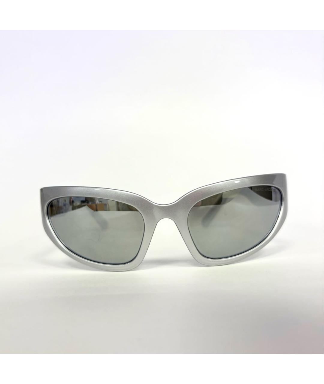 MARC JACOBS Серебряные пластиковые солнцезащитные очки, фото 6
