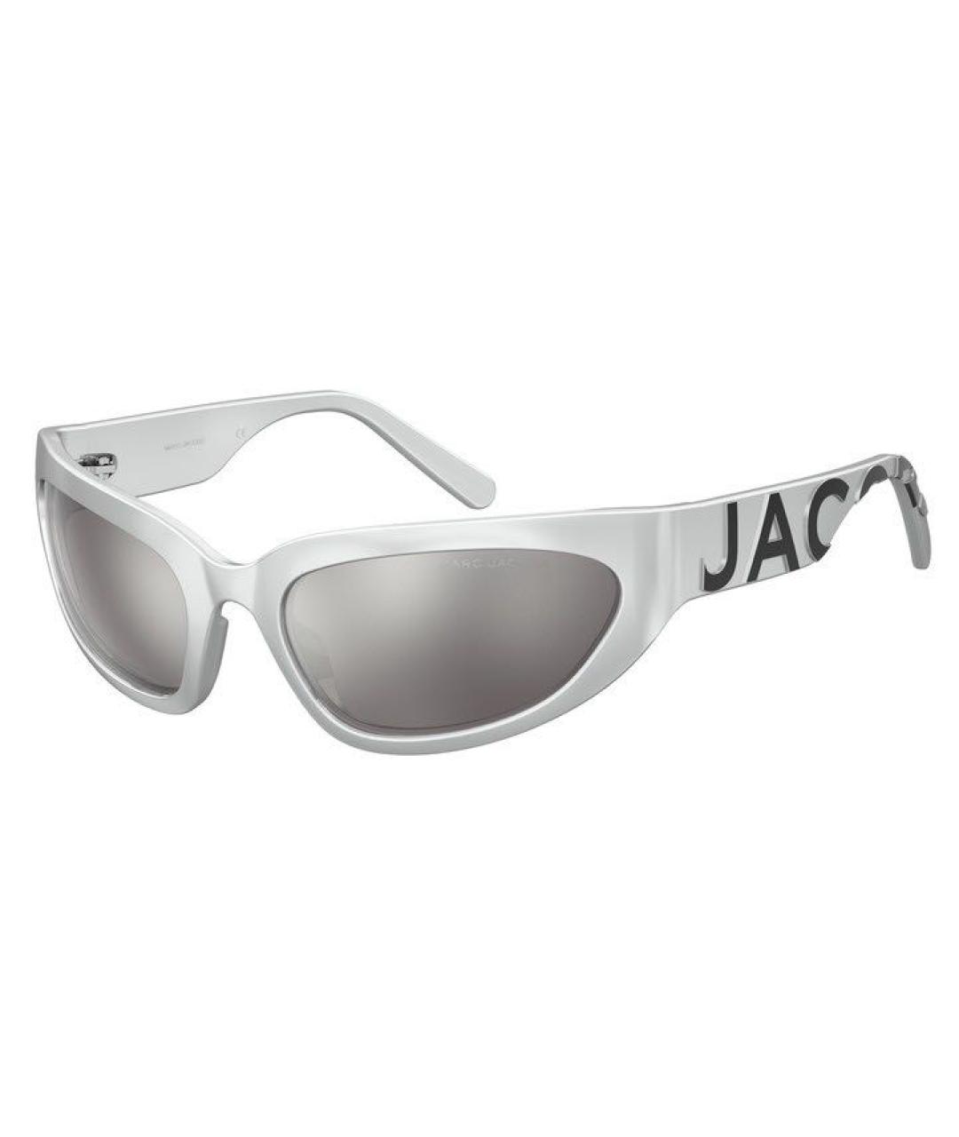 MARC JACOBS Серебряные пластиковые солнцезащитные очки, фото 1