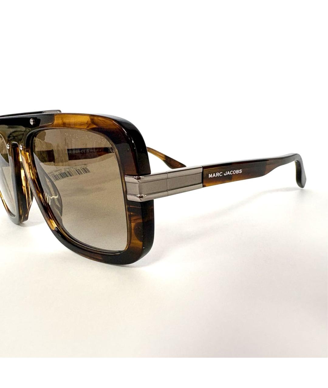 MARC JACOBS Коричневые пластиковые солнцезащитные очки, фото 5