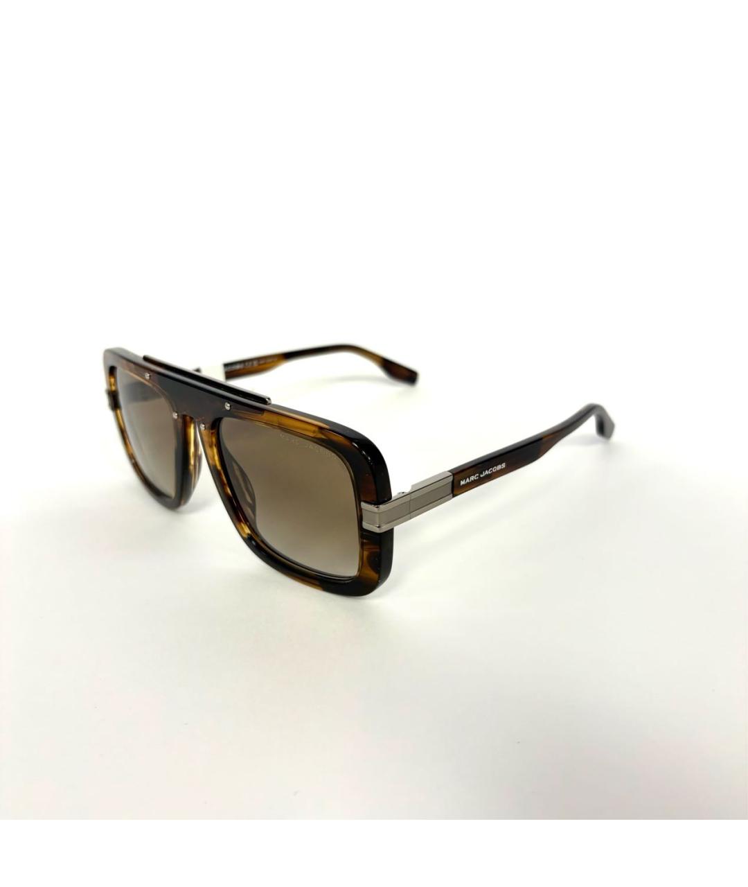 MARC JACOBS Коричневые пластиковые солнцезащитные очки, фото 7