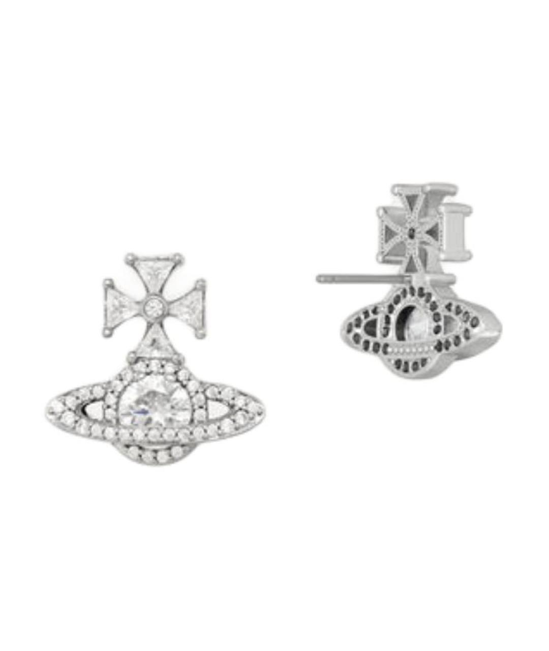 VIVIENNE WESTWOOD Серебряные латунные серьги, фото 2