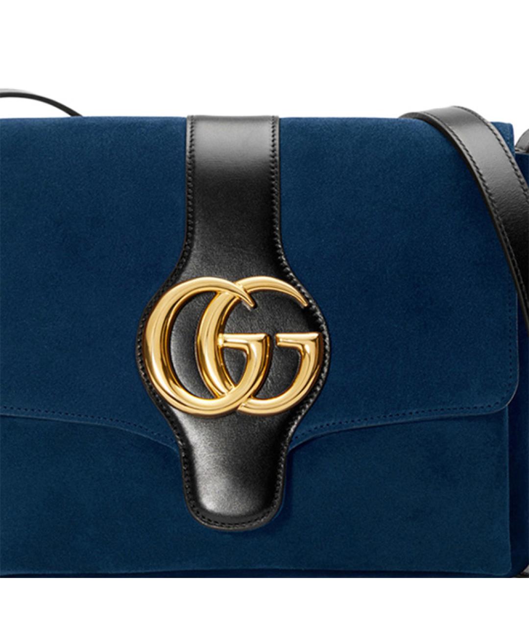GUCCI Синяя сумка через плечо, фото 5