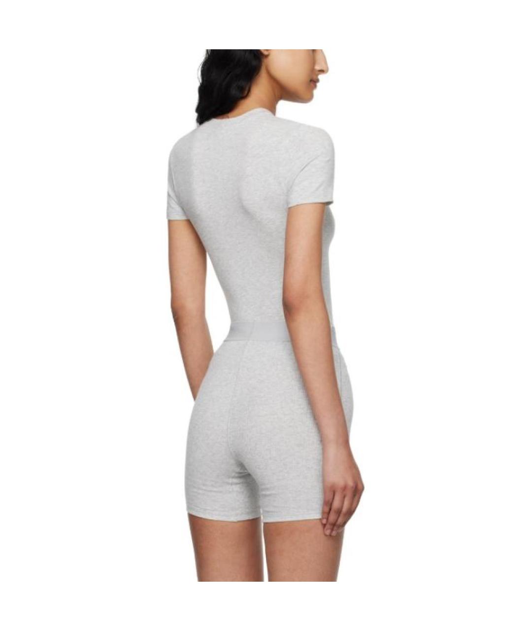 SKIMS Серая футболка, фото 2