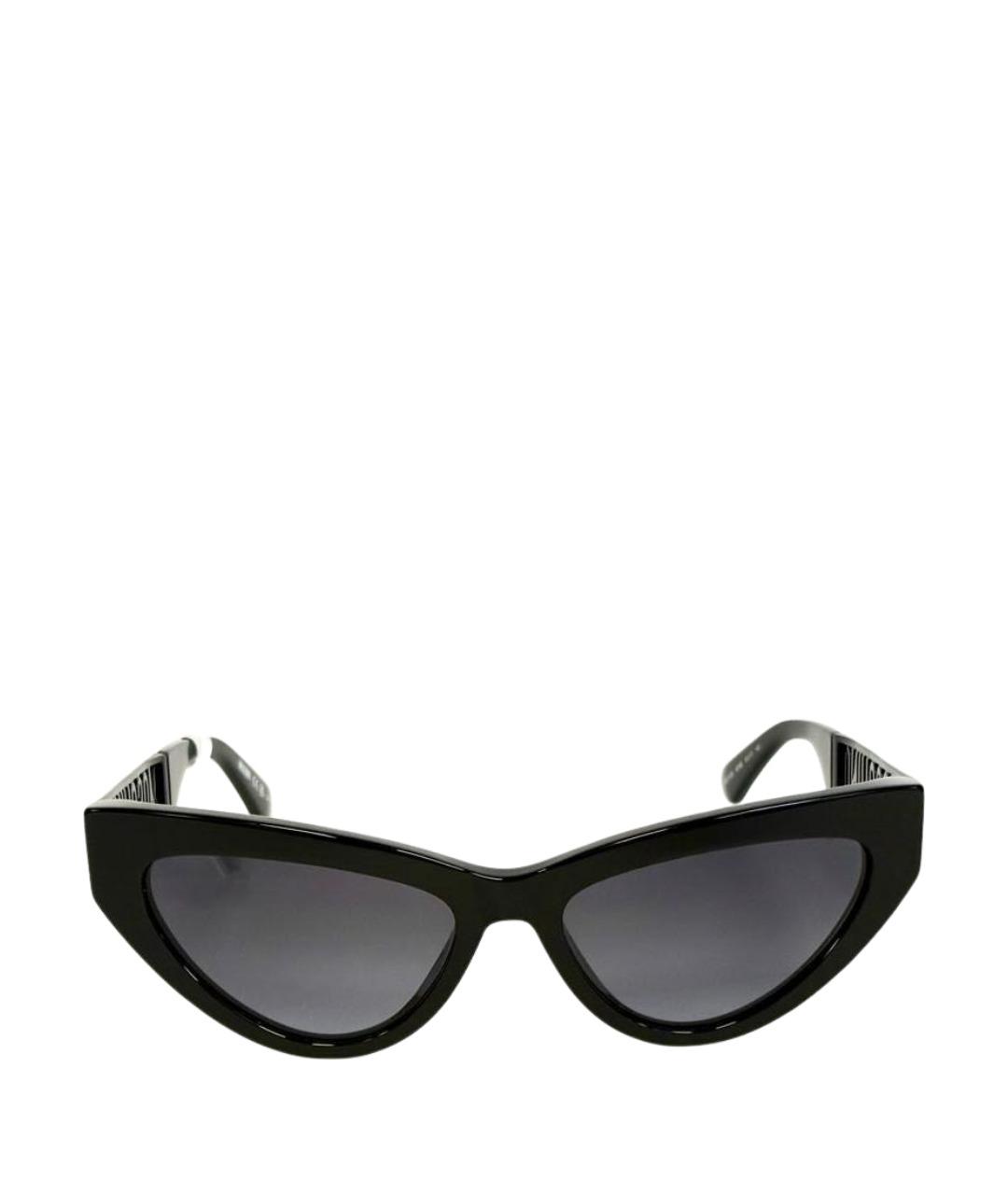 MOSCHINO Черные пластиковые солнцезащитные очки, фото 1
