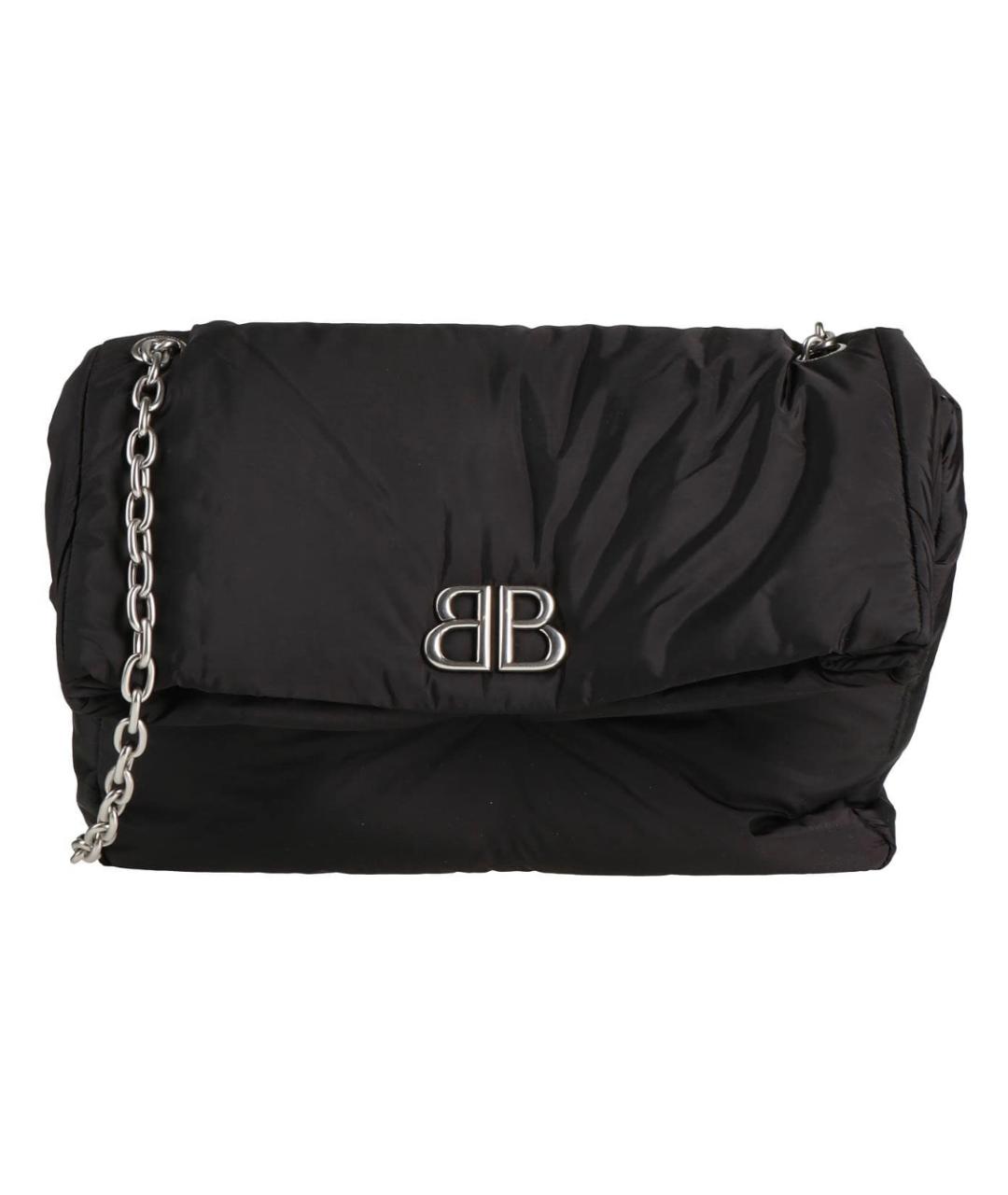BALENCIAGA Черная тканевая сумка через плечо, фото 1
