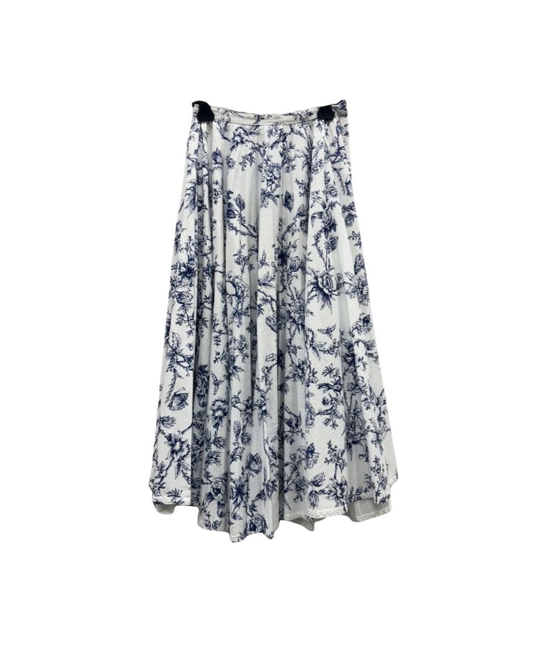 CHRISTIAN DIOR Мульти хлопковая юбка миди, фото 6