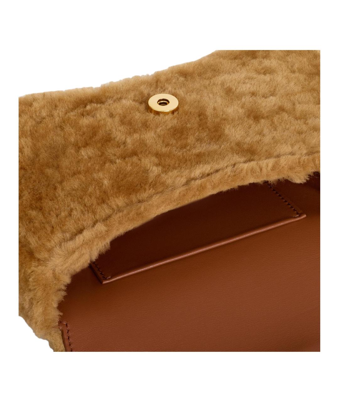 CELINE Коричневая сумка через плечо, фото 5