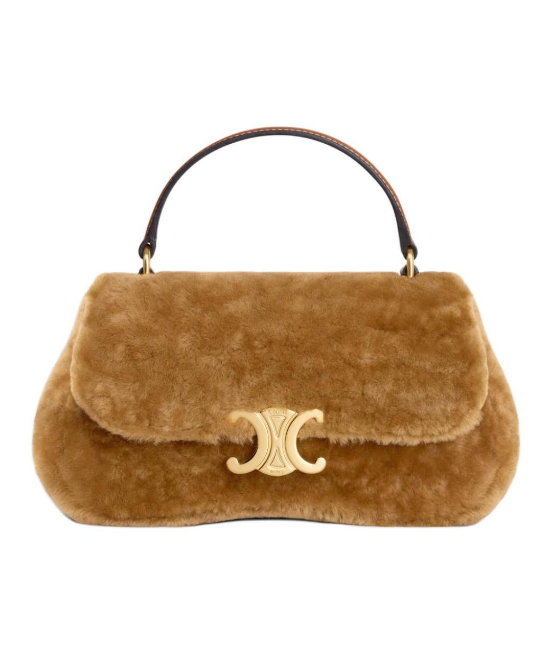 CELINE Коричневая сумка через плечо, фото 1