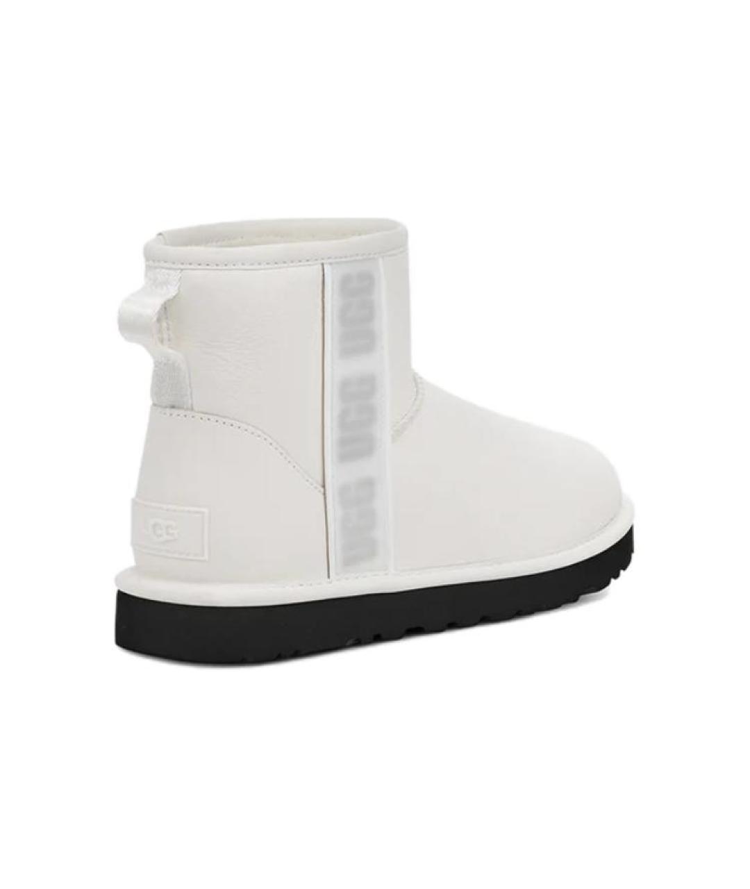 UGG AUSTRALIA Белые кожаные ботинки, фото 4